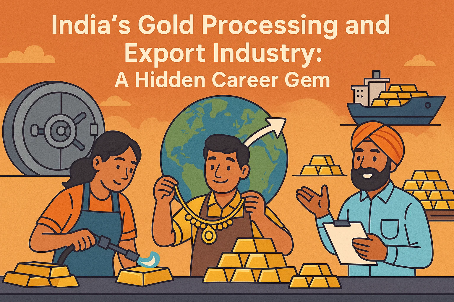 India’s Gold Processing and Export Industry: A Hidden Career Gem