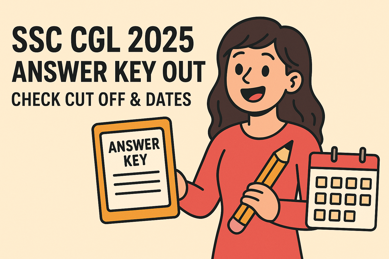 SSC CGL 2025 Answer Key Out: Check Cut Off & Dates