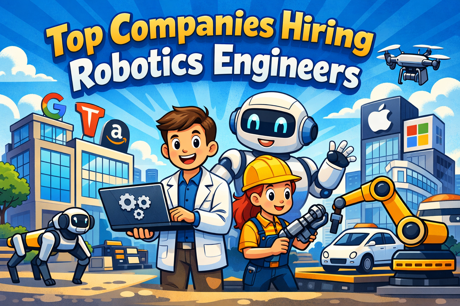 Top Companies Hiring Robotics Engineers